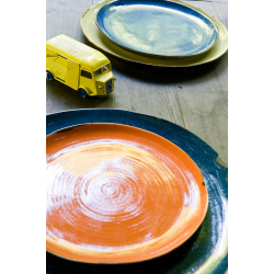 Ceramiczny talerz soczysta pomarańcza