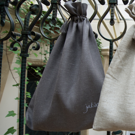 Linen bag - stone